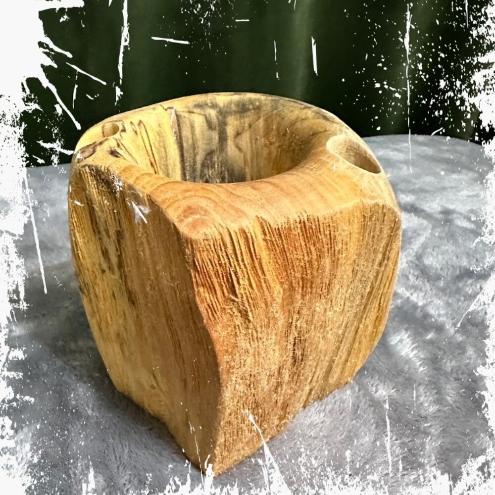 Exclusive Handmade Wooden Vase Decorative vase made of Carpathian wood
